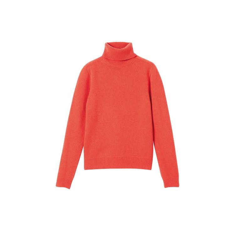 Longchamp Turtleneck Trui Wol Blouse Oranje | 380752-FYD