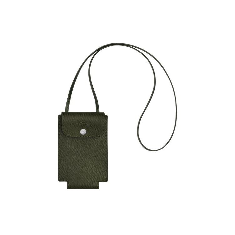 Longchamp With Kanten Forest Leren Hoesje Groen | 807231-ZXI