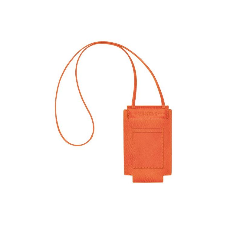 Longchamp With Kanten Leren Hoesje Oranje | 147368-ZQK