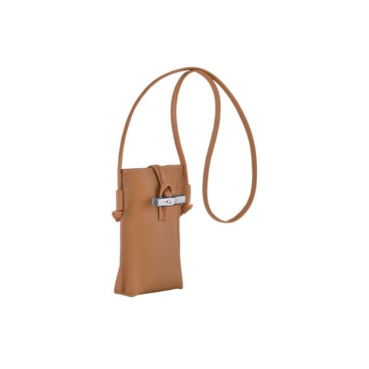 Longchamp With Kanten Leren Zak Beige | 937502-OJQ