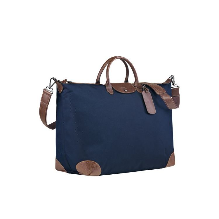 Longchamp Xl Canvas Reistas Blauw | 203578-IUL