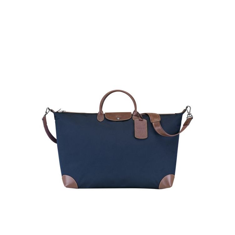 Longchamp Xl Canvas Reistas Blauw | 452061-ZQJ