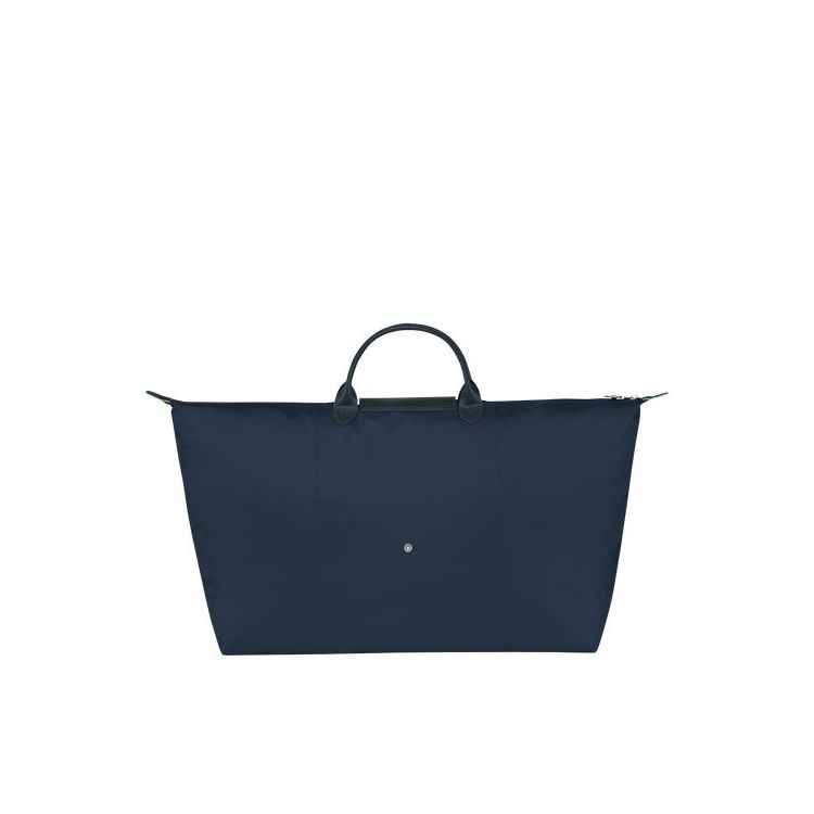 Longchamp Xl Recycled canvas Reistas Donkerblauw | 610742-MYI