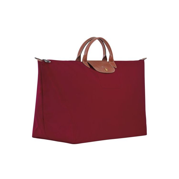 Longchamp Xl Recycled canvas Reistas Rood | 432960-EBG