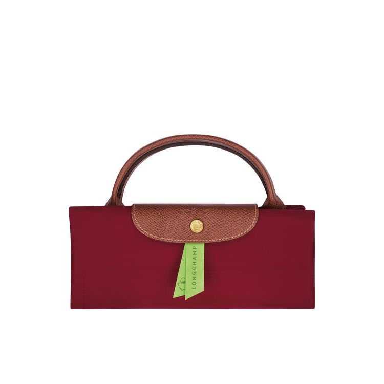 Longchamp Xl Recycled canvas Reistas Rood | 432960-EBG