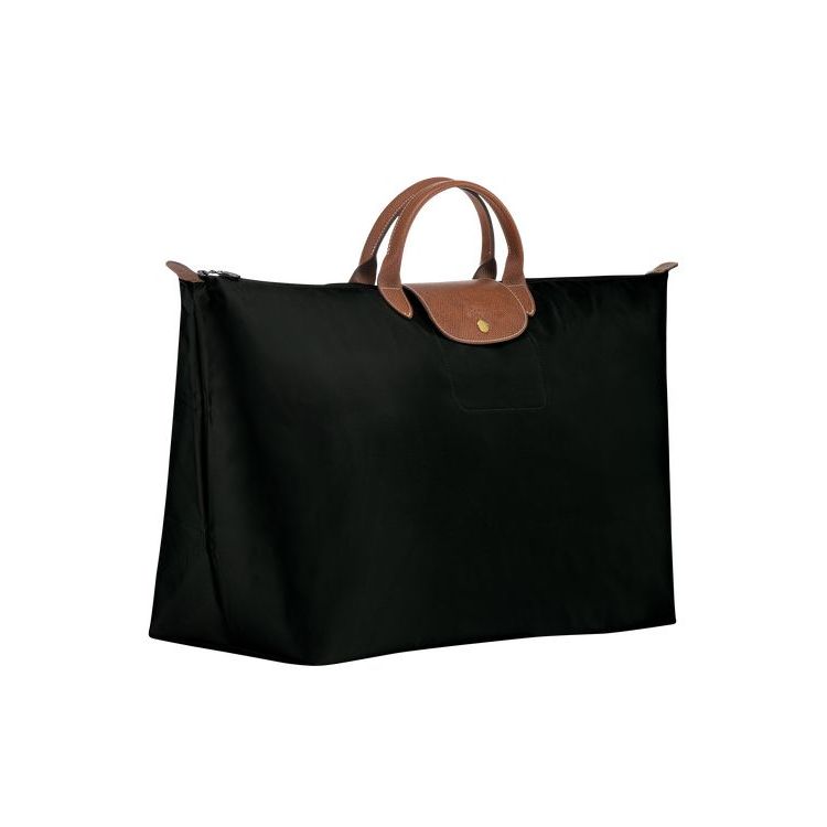 Longchamp Xl Recycled canvas Reistas Zwart | 143529-KRZ