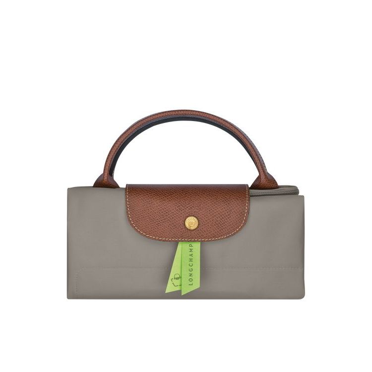 Longchamp Xl Turtledove Recycled canvas Reistas Grijs | 132846-USQ