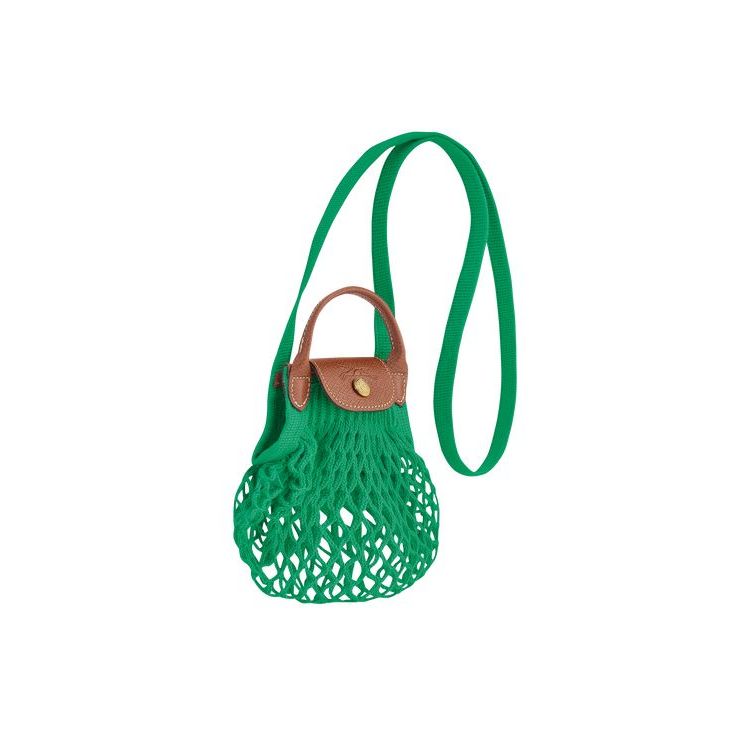 Longchamp Xs Canvas Mini Tassen Groen | 031658-JYT