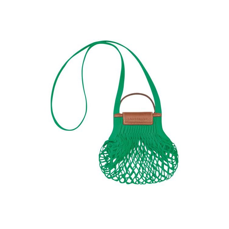 Longchamp Xs Canvas Mini Tassen Groen | 031658-JYT