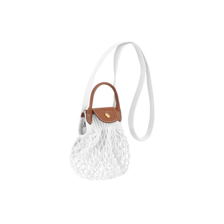 Longchamp Xs Ecru Canvas Crossbodytassen Beige | 521489-NGW