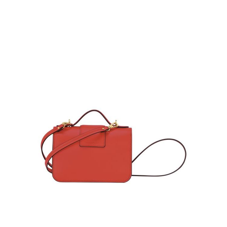 Longchamp Xs Leren Crossbodytassen Oranje | 485679-TNI