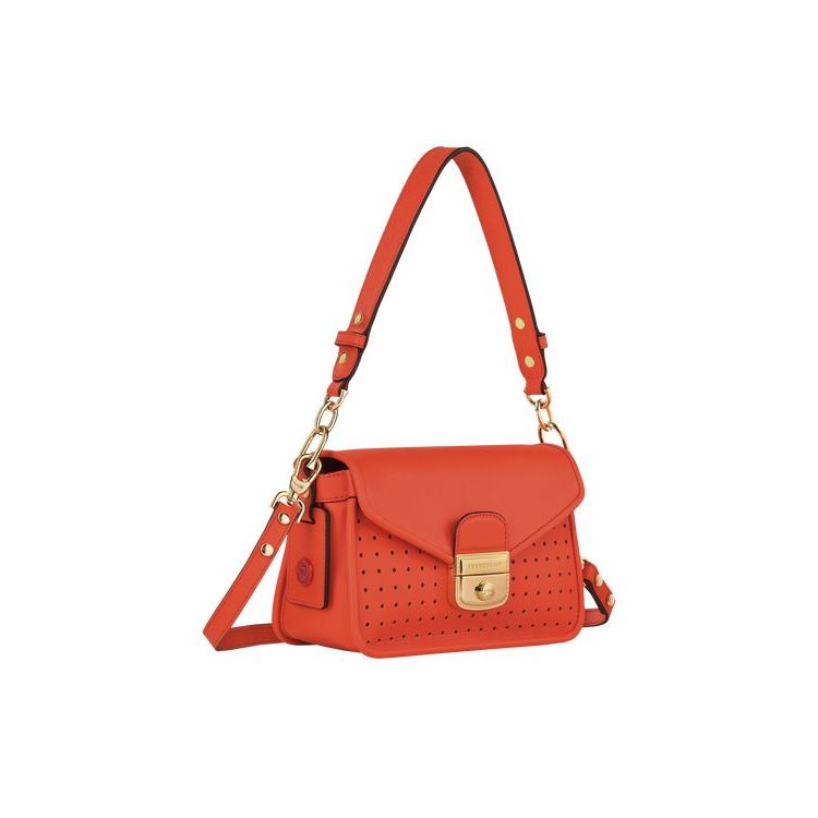 Longchamp Xs Leren Crossbodytassen Oranje | 973650-ATH