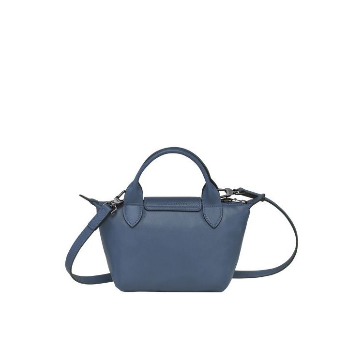 Longchamp Xs Leren Handtas Blauw | 438971-GJW