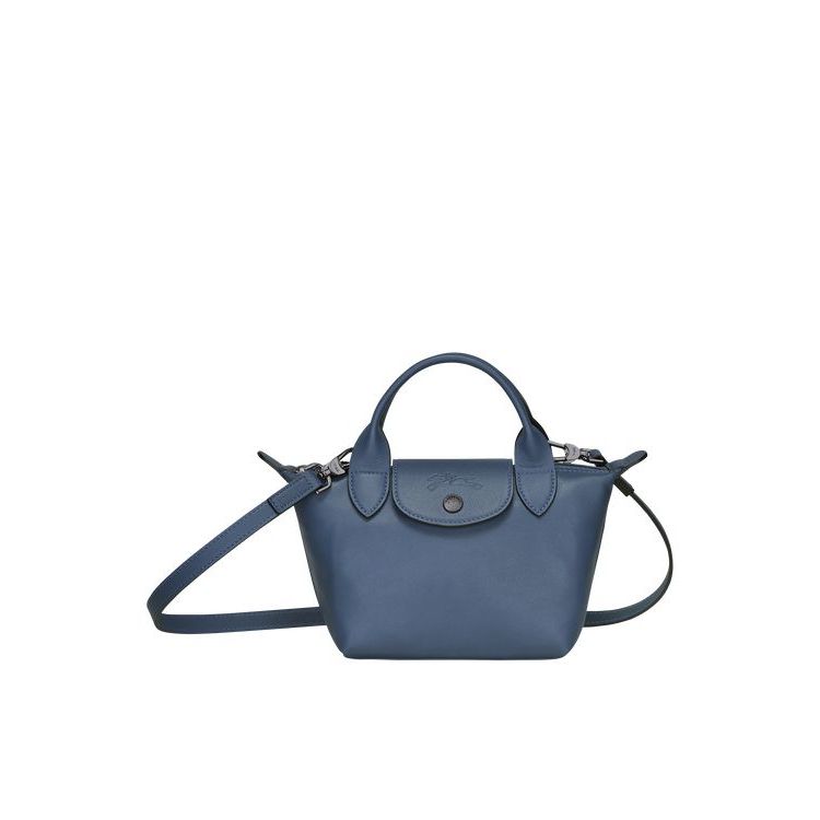 Longchamp Xs Leren Handtas Blauw | 438971-GJW