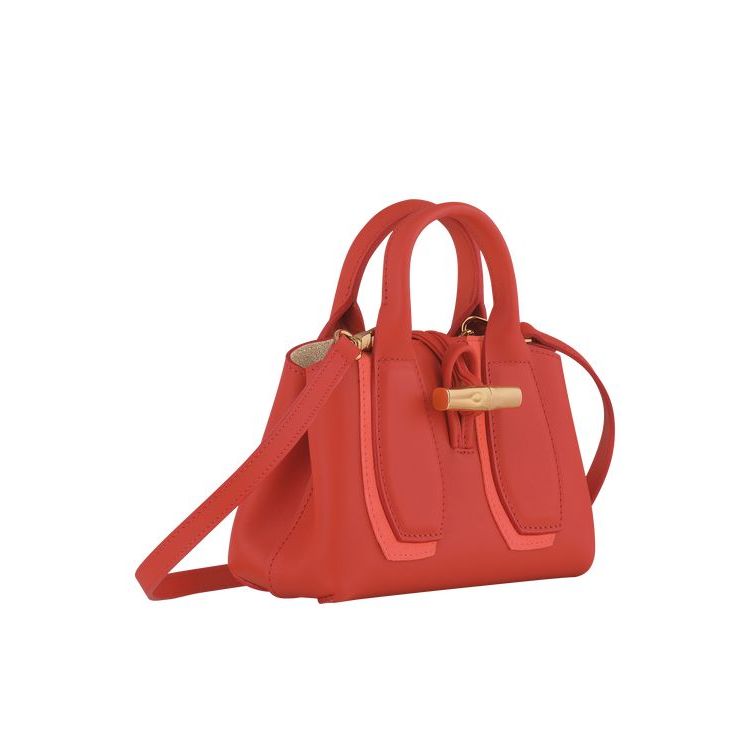 Longchamp Xs Leren Handtas Roze | 694312-YPU