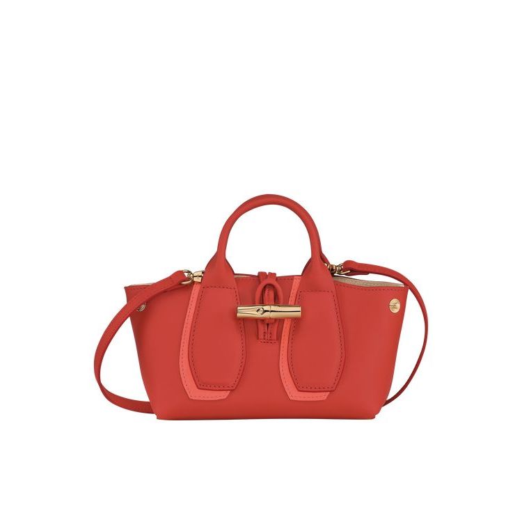 Longchamp Xs Leren Handtas Roze | 694312-YPU