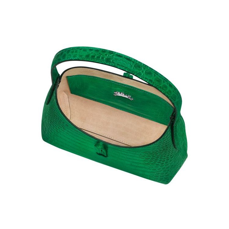 Longchamp Xs Leren Mini Tassen Groen | 716824-WXP