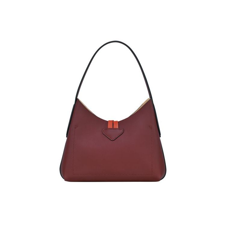 Longchamp Xs Leren Schoudertassen Bordeaux Oranje | 732890-YFG