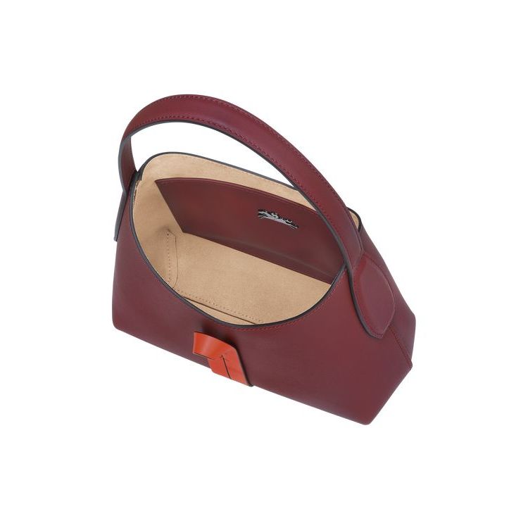 Longchamp Xs Leren Schoudertassen Bordeaux Oranje | 732890-YFG