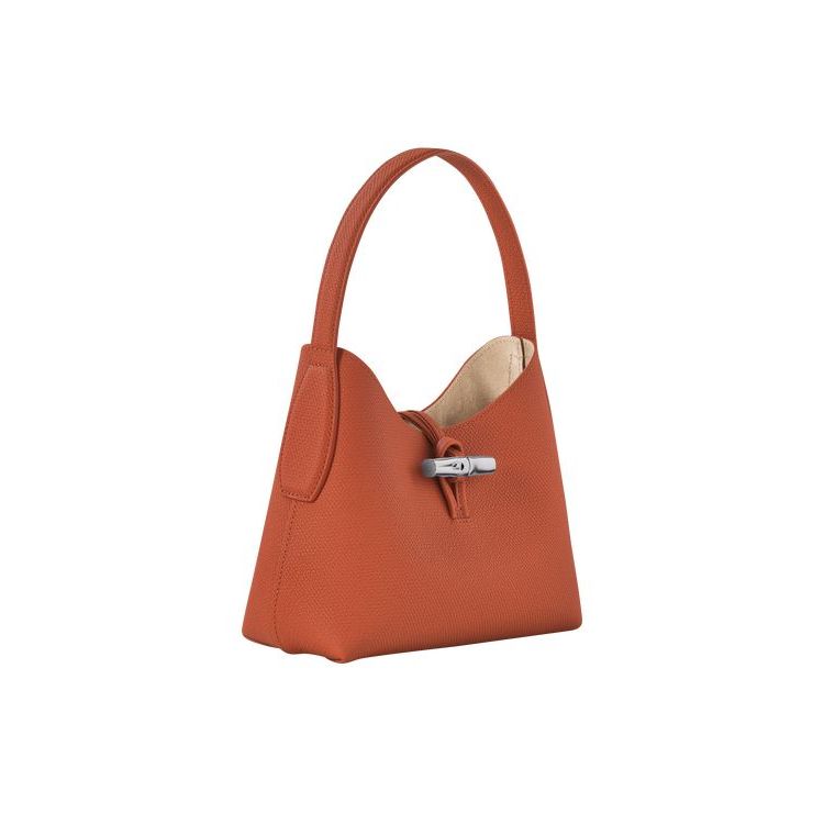 Longchamp Xs Leren Schoudertassen Donkerrood | 213457-WVG