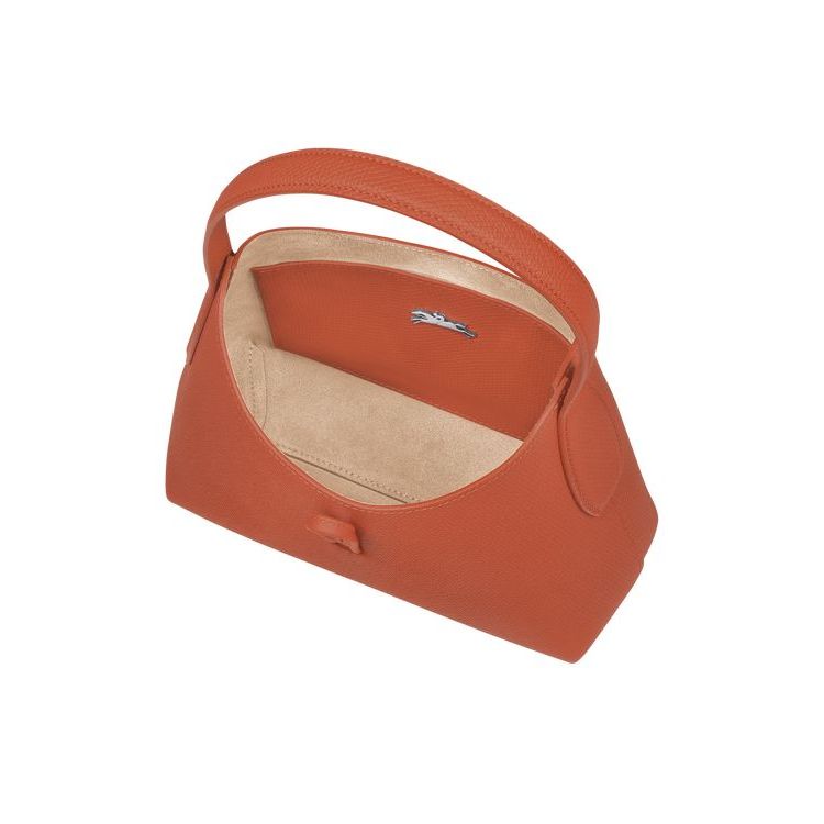 Longchamp Xs Leren Schoudertassen Donkerrood | 213457-WVG