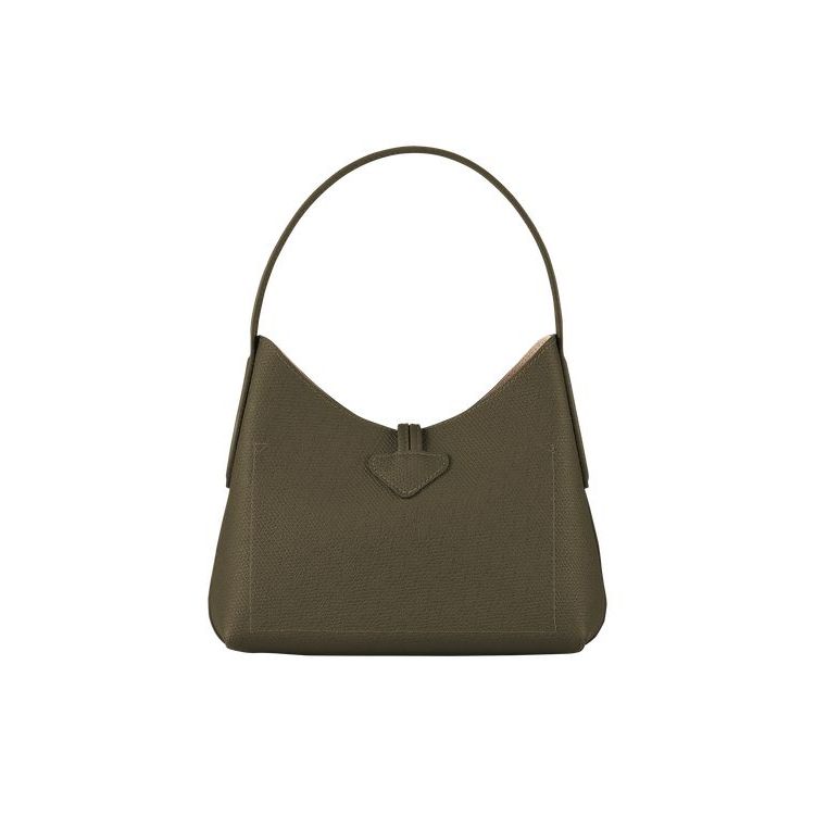 Longchamp Xs Leren Schoudertassen Khaki | 269308-SKW