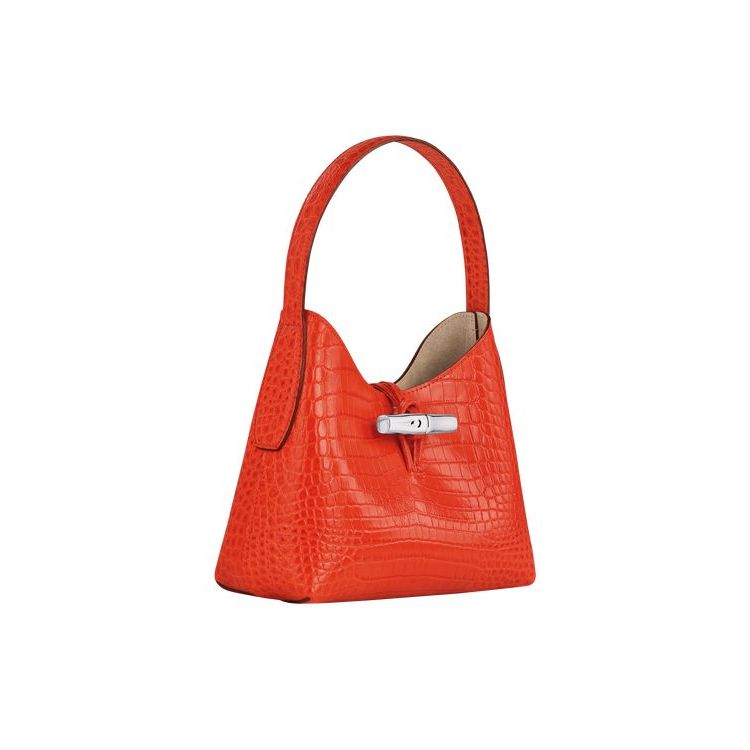 Longchamp Xs Leren Schoudertassen Oranje | 931247-AXW