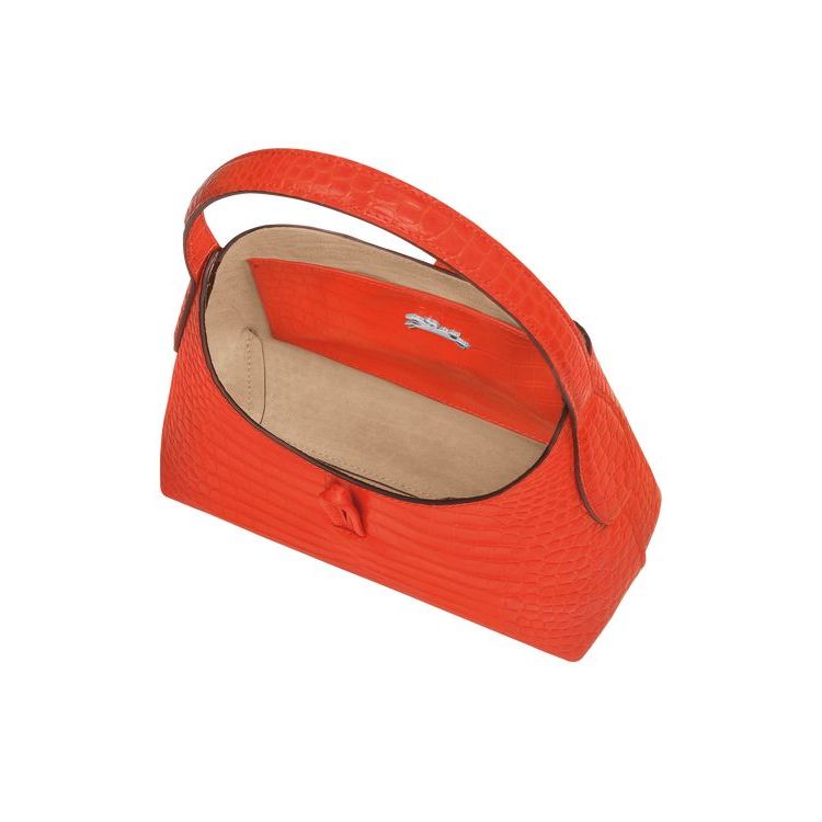 Longchamp Xs Leren Schoudertassen Oranje | 931247-AXW