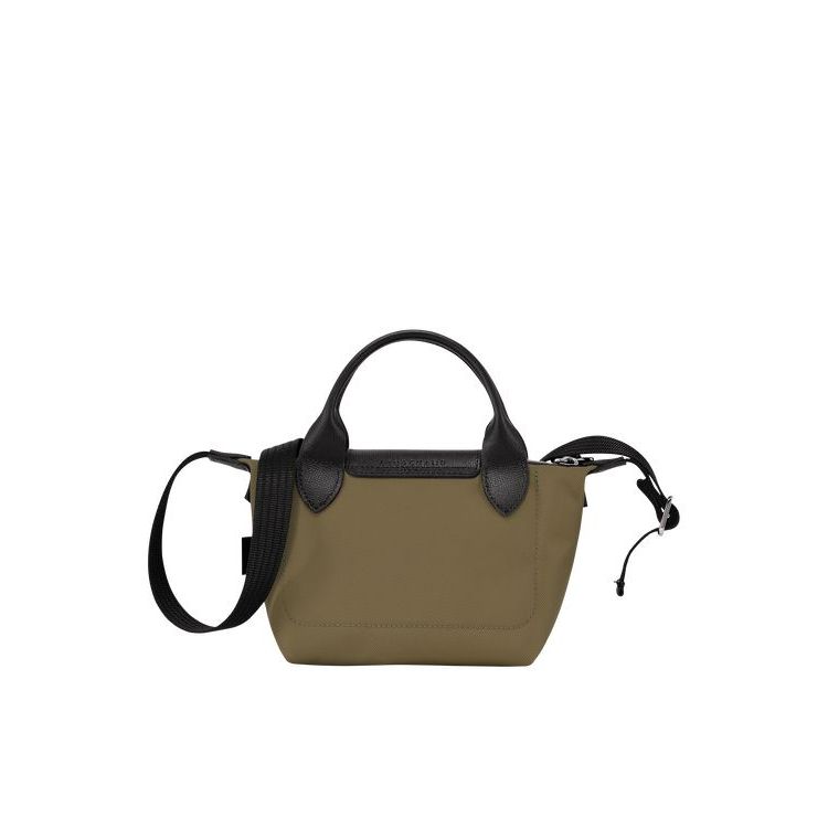 Longchamp Xs Recycled canvas Handtas Khaki | 280735-ZMG