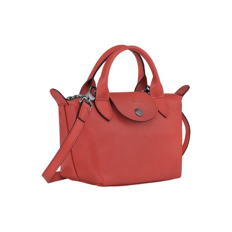 Longchamp Xs Terracotta Leren Handtas Oranje | 536421-DJL