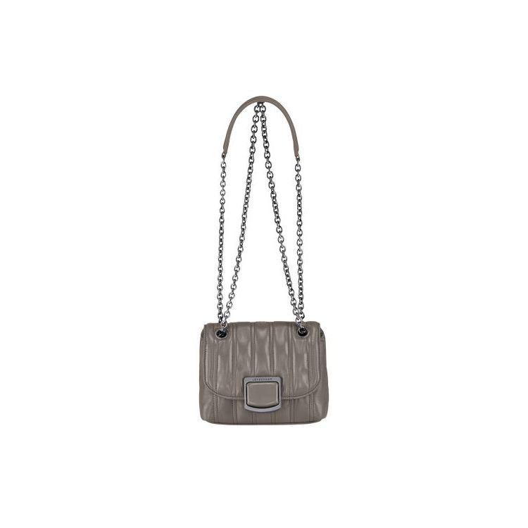 Longchamp Xs Turtledove Leren Mini Tassen Grijs | 783601-JUN