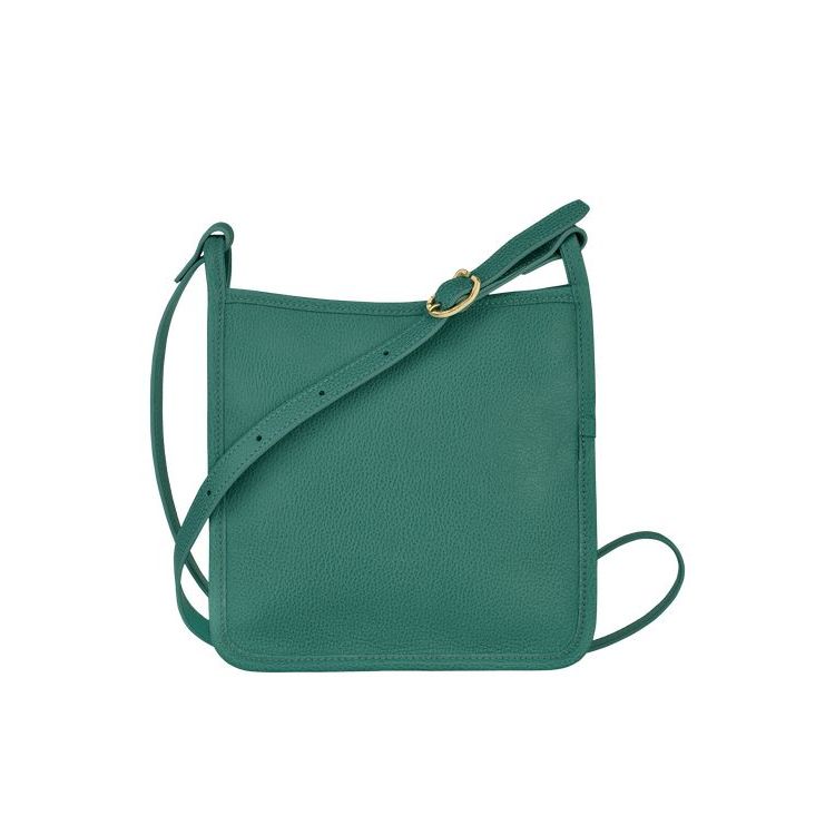 Longchamp Zipped S Leren Crossbodytassen Grijs Groen | 814360-WHA