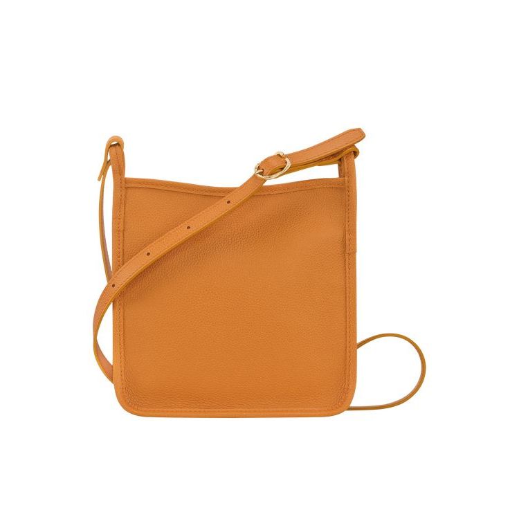 Longchamp Zipped S Saffron Leren Crossbodytassen Oranje | 492086-XAM