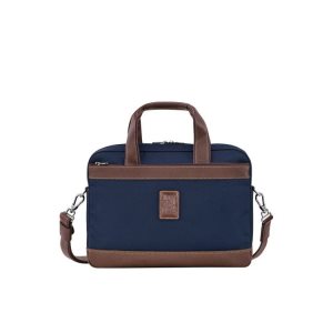 Longchamp Briefcase S Canvas Aktetas Blauw | 935627-CKH