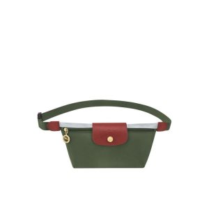 Longchamp Canvas Heuptas Khaki | 354087-HJK