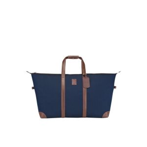 Longchamp Canvas Reistas Blauw | 896307-RJT