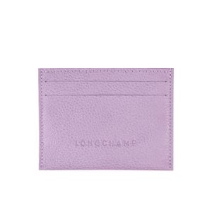 Longchamp Leren Kaarthouder Paars | 743015-WUA