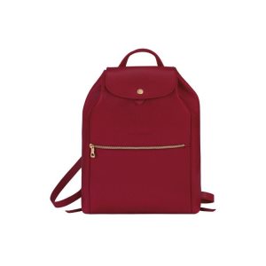 Longchamp Leren Rugzak Rood | 987052-EVO