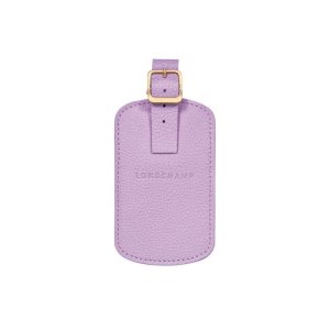 Longchamp Luggage Tag Leren Travel Accessories Paars | 357842-LJB