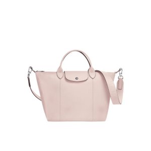 Longchamp M Leren Handtas Roze | 396201-FEX