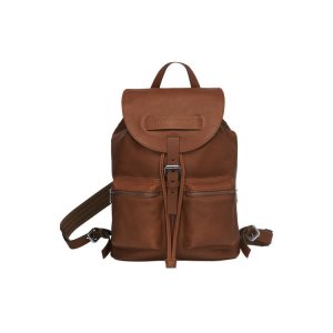 Longchamp M Leren Rugzak Bruin | 468207-NUG