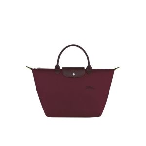 Longchamp M Recycled canvas Handtas Bordeaux | 072168-LAE