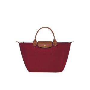 Longchamp M Recycled canvas Handtas Rood | 097354-KDE