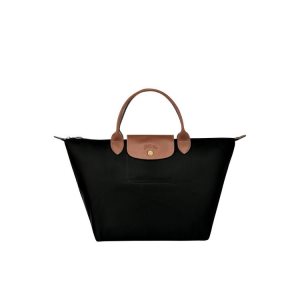 Longchamp M Recycled canvas Handtas Zwart | 349025-AIG