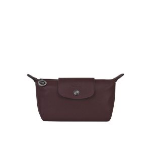 Longchamp Pouch Leren Zak Bordeaux | 285961-ESH