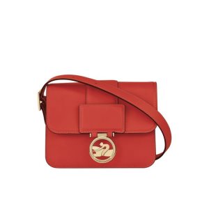 Longchamp S Leren Crossbodytassen Oranje | 701945-XDA