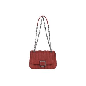 Longchamp S Leren Crossbodytassen Rood | 193760-RUJ