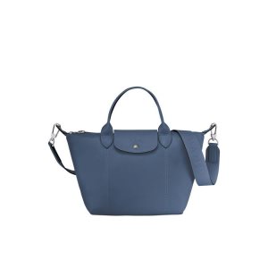 Longchamp S Leren Handtas Blauw | 358194-EYZ