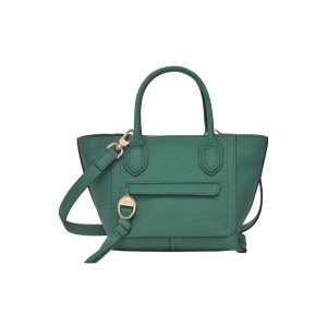 Longchamp S Leren Mini Tassen Grijs Groen | 684217-EVN