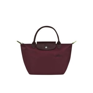 Longchamp S Recycled canvas Handtas Bordeaux | 235796-YBF